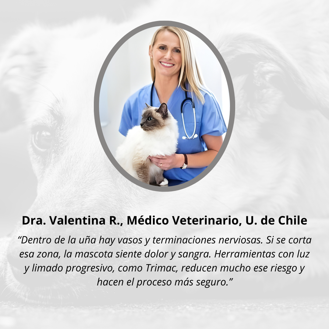 TrimacPro™ Cortauñas eléctrico con luz LED antisangrado