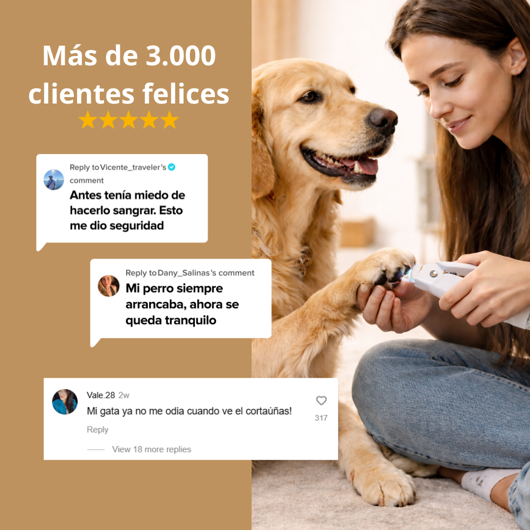 TrimacPro™ Cortauñas eléctrico con luz LED antisangrado